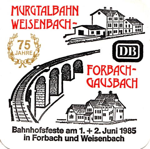 weisenbach ra-bw weisenbach 2a (quad185-murgtalbahn) 